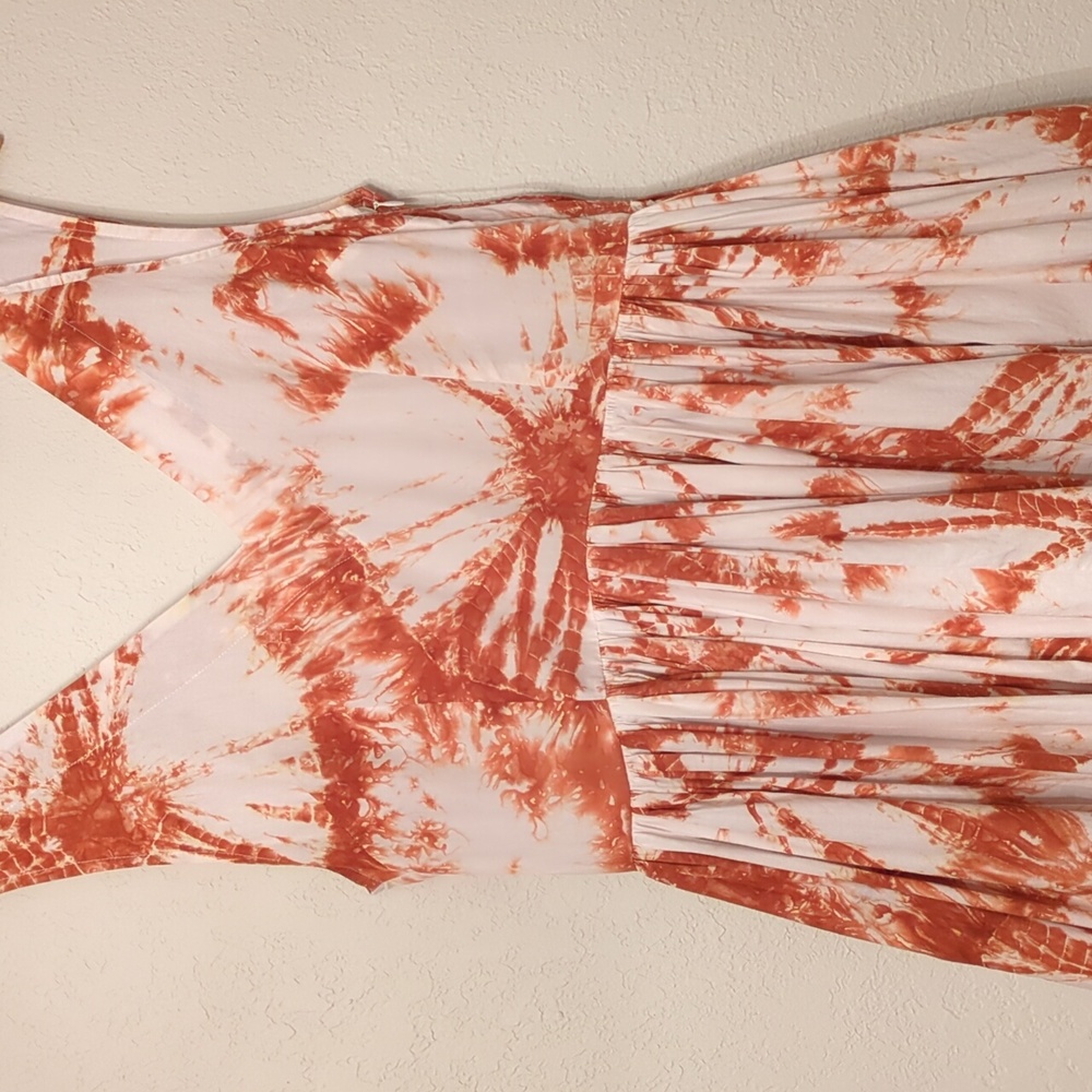 S/W/F Anthropology maxi v dress tie dye - Picture 6 of 16